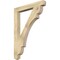 Ekena Millwork Olympic Craftsman Rough Sawn Bracket, Douglas Fir, 4"W x 34"D x 46"H BKT04X34X46OLY04RDF - alternate 1